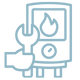heating repair icon